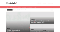Desktop Screenshot of blog.schultz.com.br